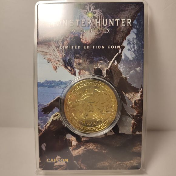 Monster Hunter World Anjanath Coin Official Capcom Limited Edition Collectible - Picture 2 of 4